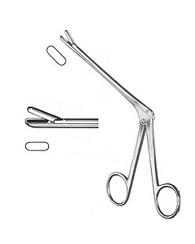 SPURLING, Laminektomiezange, Schaftlänge 15cm, Maul 4 x10 mm, gerade, Allgaier Instrumente, medishop.de