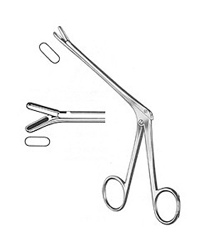 SPURLING, Laminektomiezange, Schaftlnge 15cm, Maul 4 x 10 mm, abwrts, Allgaier Instrumente, medishop.de