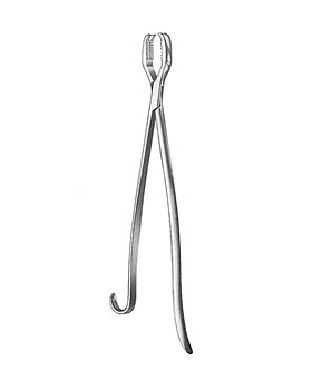 LANE, Knochenhaltezange, 45cm, ohne Sperre, Allgaier Instrumente, medishop.de