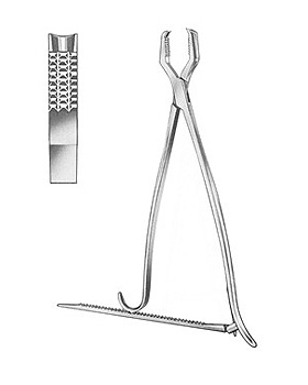 LANE, Knochenhaltezange, 33cm, mit Sperre, Allgaier Instrumente, medishop.de