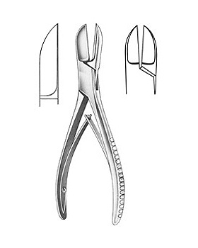LISTON, Knochensplitterzange, 14cm, gerade, Allgaier Instrumente, medishop.de