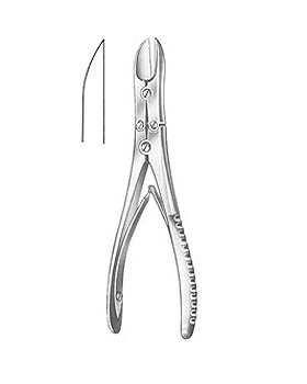 RUSKIN-LISTON, Knochensplitterzange 18,5 gerade, bersetzt, Allgaier Instrumente, medishop.de