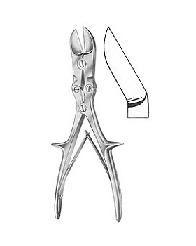 STILLE-LISTON, Knochensplitterzange,27,0 abgewinkelt, �bersetzt,, Allgaier Instrumente, medishop.de