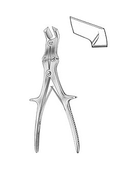LISTON-KEY (HORSLEY),Knochensplitter-Zange, 27cm, bersetzt, Allgaier Instrumente, medishop.de