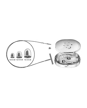 NABATOFF, Krampfaderbesteck, komplett in Metalletui, Allgaier Instrumente, medishop.de