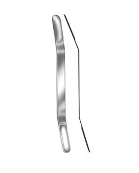 OLIVECRONA, Hirnspatel, konvex, 18 + 22mm, Allgaier Instrumente, medishop.de