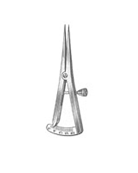 CASTROVIEJO, Markierungszirkel, 20mm Mebereich, Allgaier Instrumente, medishop.de