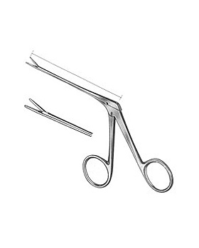 HARTMANN-Wullstein, Ohrpolypenzange, Schaftlnge  8,5cm, feines Maul, Allgaier Instrumente, medishop.de