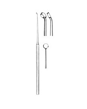 BUCK, Ohrkürette, gebogen, scharf, Figur 4, Allgaier Instrumente, medishop.de