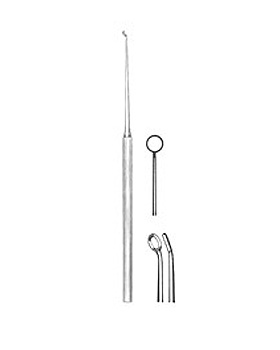 BUCK, Ohrkürette, gebogen, stumpf, Figur 4, Allgaier Instrumente, medishop.de
