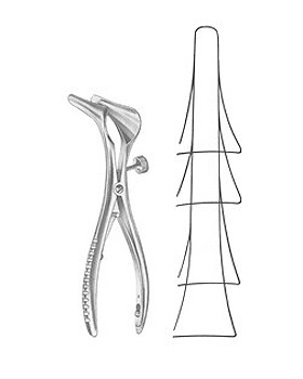 KILLIAN, Nasenspekulum, Figur 3, Blattlnge 75mm, Allgaier Instrumente, medishop.de