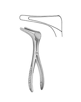 COTTLE, Nasenspekulum, Figur 2, Blattlnge 50mm, Allgaier Instrumente, medishop.de