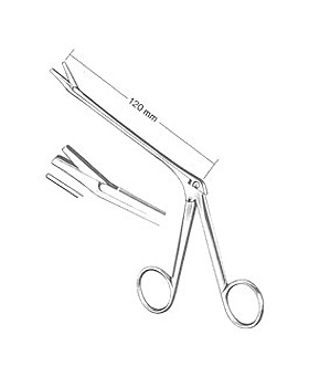 STRUYKEN, scharfe Nasenzange, 12cm durchschn., mit Ringgr., Figur 2, Allgaier Instrumente, medishop.de