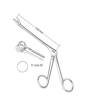 HARTMANN, scharfe Nasenzange, 12cm rund. durchschn. Maul,11mm Durchmesser, Allgaier Instrumente, medishop.de
