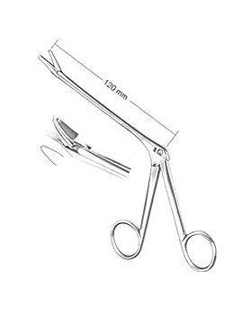 TOMATI, scharfe Nasenzange, 12cm Schaftlnge 120mm,, Allgaier Instrumente, medishop.de