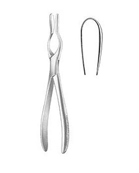 COTTLE-WALSHAM, Septum- Richtzange, 23cm, links, Allgaier Instrumente, medishop.de