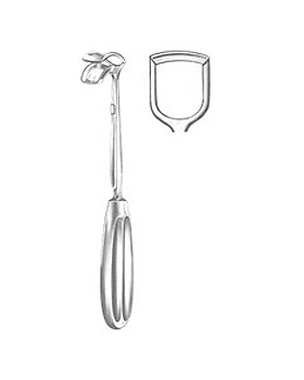 ST. CLAIR-THOMSON, Ringmesser, 21cm, mit Korb, Figur 1, Allgaier Instrumente, medishop.de