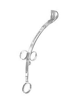 LA FORCE, Adenotom, 25cm, mit gelochter Klinge,  Figur 3, Allgaier Instrumente, medishop.de