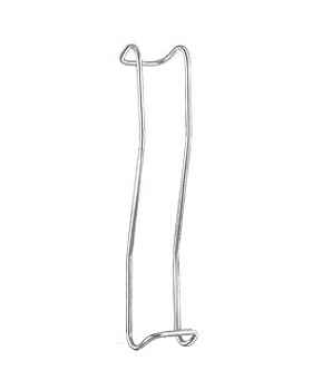 STERNBERG, Lippenhalter 16cm, doppelendig, Allgaier Instrumente, medishop.de
