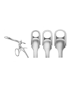 SLUDER-BALLENGER, Tonsillotom, komplett, Griff mit 3 Aufsätzen, Figur  1-3, Allgaier Instrumente, medishop.de