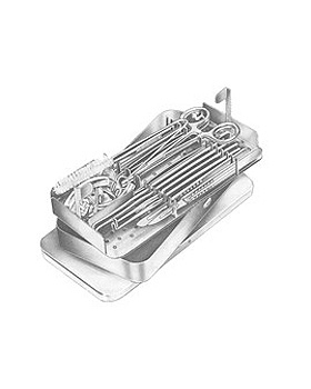 Tracheotomie-Besteck, in Metall-Etui, Allgaier Instrumente, medishop.de