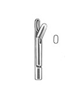 BRUENINGS, Zangenaufsatz, ovales Lffelmaul, Figur 2, Allgaier Instrumente, medishop.de