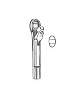 KRAUSE, Zangenaufsatz, oval, durchschneidend, mit Gitter, Figur 2, Allgaier Instrumente, medishop.de