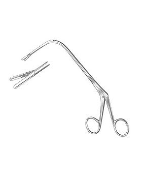 JURASZ, Kehlkopfpolypenzange, 23cm, Figur 1 nach rechts ffnend, Allgaier Instrumente, medishop.de