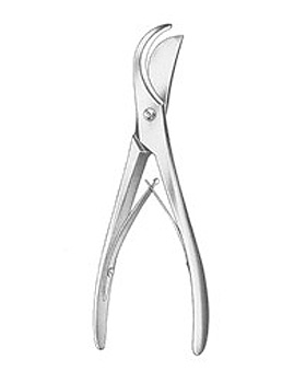 Knochenschere, 22cm, gebogen, Allgaier Instrumente, medishop.de