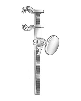 BAILEY, Rippenkontraktor, 16cm, mit Zahnstange, kurze Klauenarm, Allgaier Instrumente, medishop.de