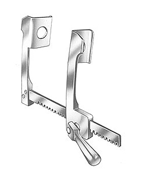 FINOCCHIETTO, Rippensperrer, Spreizweite 135mm, Valvengre 85 x 65 mm, Allgaier Instrumente, medishop.de