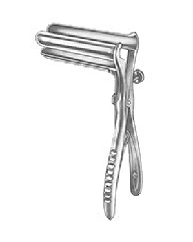 MATHIEU, Mastdarmspekulum, 19,5cm 3-blttrig, mit Stellschraube, Allgaier Instrumente, medishop.de