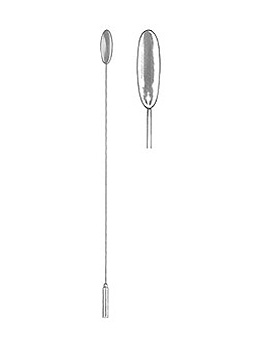 BAKES, Gallenkanal-Dilatator, 30cm, Schaft biegsam, 8mm Durchmesser, Allgaier Instrumente, medishop.de