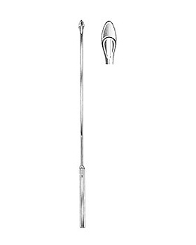 DESJARDINS, Gallensteinlöffel, 30cm, federnd, Figur 2, Allgaier Instrumente, medishop.de