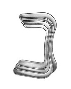 SIMS, Scheidenspekulum, doppelt, Figur 1, 60 x 25 + 30mm, Allgaier Instrumente, medishop.de