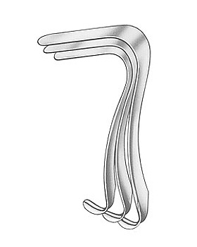 KRISTELLER, Scheidenhalter, 95 x 32mm, Material 18/8, Allgaier Instrumente, medishop.de