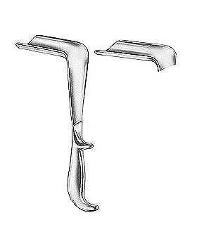 DOYEN, Scheidenspekulum, halbhohl, Figur 2, 85 x 45mm, Material 18/8, Allgaier Instrumente, medishop.de