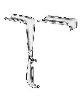 DOYEN, Scheidenspekulum, halbhohl, Figur 3, 115x45mm, Material 18/8, Allgaier Instrumente, medishop.de