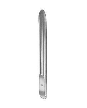 HEGAR, Uterus Dilatator einendig, mit glattem Muldengriff, 21mm, Allgaier Instrumente, medishop.de