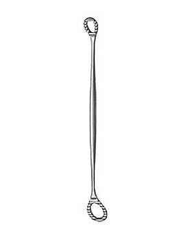 SIMS, Uterus-Depressor, 26cm, doppelendig, Allgaier Instrumente, medishop.de