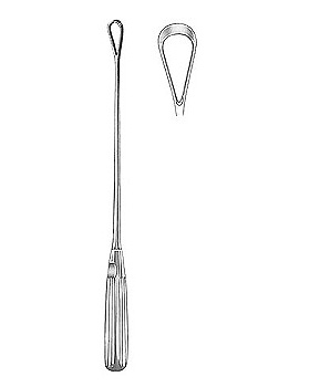 Uteruskrette, 31cm, starr, Figur 8, Allgaier Instrumente, medishop.de