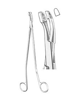 VAN DOREN, Probeexzisionszange, 25cm, halbrundes Maul, Allgaier Instrumente, medishop.de