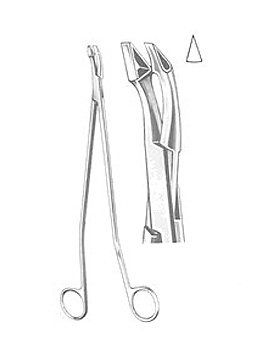 SCHUMACHER, Probeexzisionszange, 24cm, spitzes Maul, Figur 1, Allgaier Instrumente, medishop.de