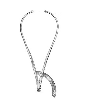 MARTIN, Beckenzirkel, 34cm,cm-Skala, Allgaier Instrumente, medishop.de