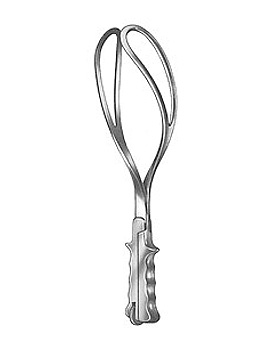 ELLIOT, Geburtszange, 38cm, Allgaier Instrumente, medishop.de