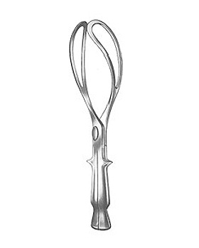 NAEGELE, Geburtszange, 40cm, Allgaier Instrumente, medishop.de
