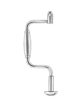 HUDSON, Handbohrapparat, mit Feststellschraube allein, Allgaier Instrumente, medishop.de
