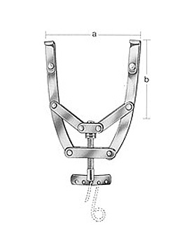 KIRSCHNER, Extensionsbügel, amerikanisches Modell, Länge 185mm, Allgaier Instrumente, medishop.de