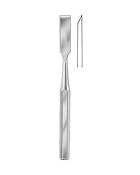 HIBBS, Flachmeissel, 24cm, 19mm breit gerade, Allgaier Instrumente, medishop.de
