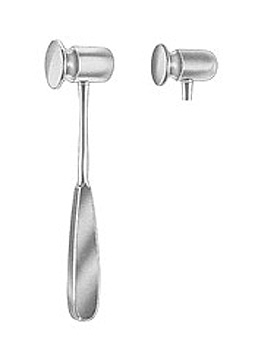 DOYEN, Hammer, 21cm, Messing, massiv, 30mm Durchmesser, 180 g, Allgaier Instrumente, medishop.de